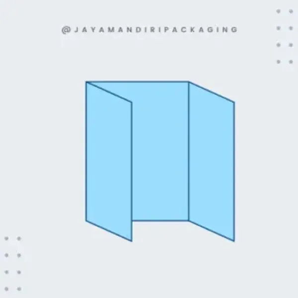 Diagram Layer pad / alas. Ilustrasi konstruksi karton box JMP.